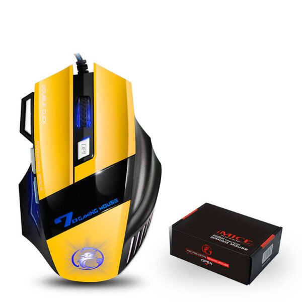 Colorful RGB Breathing Light Gaming Silent Gaming Mouse - Image 2