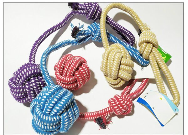 Hand - knitted dog - leash toys - Image 4