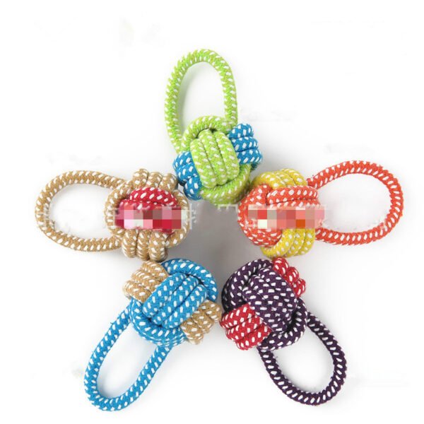 Hand - knitted dog - leash toys - Image 2