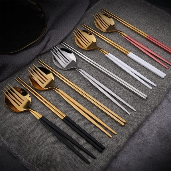 Cutlery Knife Fork Spoon Dinnerware Set With Box Household Dinner Tools - Image 6