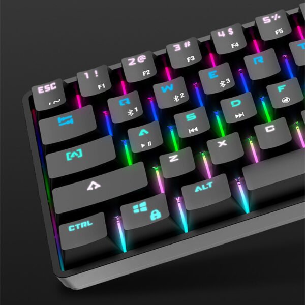 Wireless Bluetooth Keyboard Colorful PBT Keycaps Mechanical Keyboard - Image 5