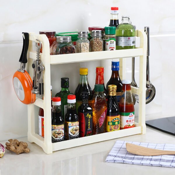 Kitchen Storage Shelving Kitchen Supplies Storage Artifact Multilayer - Image 7