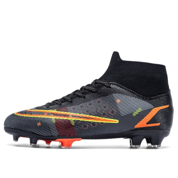 Football Boots Men's High Top AG Spike Artificial Turf - Image 2